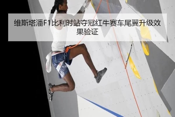 维斯塔潘F1比利时站夺冠红牛赛车尾翼升级效果验证